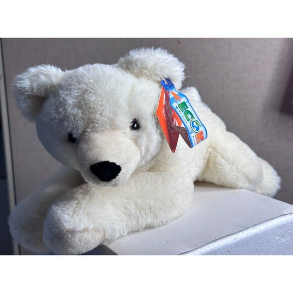 Wild Republic Polar Bear Stuffed Animal Eco Friendly Gifts Kids Plush Toy 12" - Picture 4 of 10